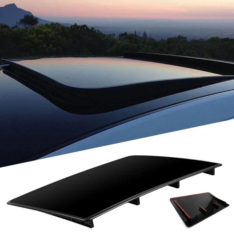Universal Car Decoration Car Sunroof Roof Cover DIY Sunroof Visor 3D Car Vent Waterproof Wind Deflector car Exterior Accessories Oasis Select