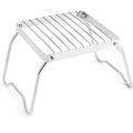 Outdoor Stainless Steel Stove Holder Camping Portable Folding Mini Barbecue Rack Set Pot Holder Baking Tray Holder Oasis Select 1pc