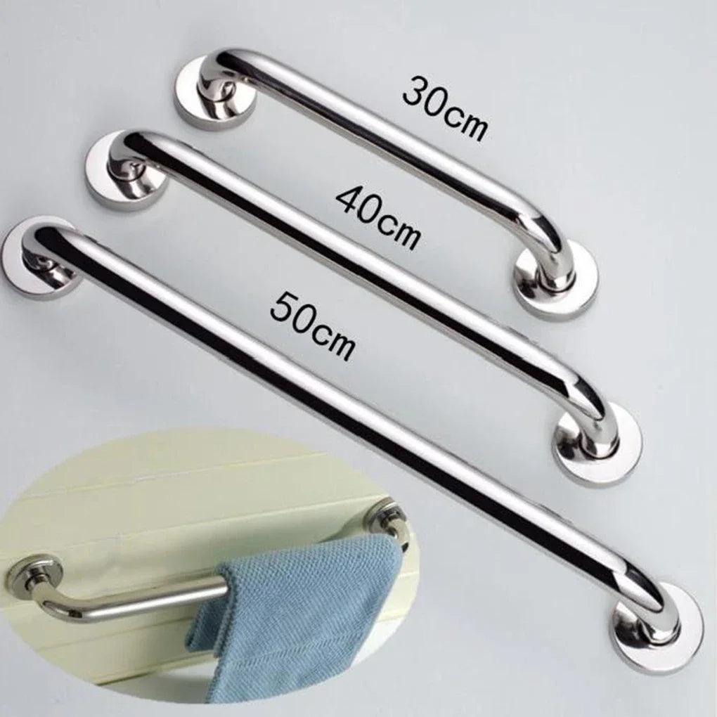 Towel Grab Bar Stainless Steel Bath Holder Anti-skidding Wall Bar Handle Good Grip for Thicken Vanity Home Room 50 cm Oasis Select