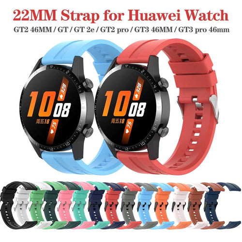 22mm Silicone Band for Huawei GT2 Smartwatch – Replacement Strap Smartwatch Band Oasis Select