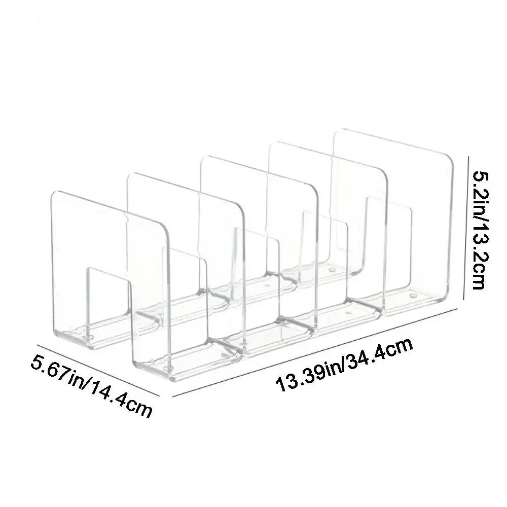 4-Grid Transparent Shoe Rack | Free Standing Shoe Organizer