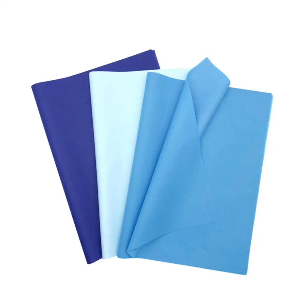 30/50/100 shees of Christmas Lantern Pattern Tissue Paper, 35*50cm Gift Wrapping Paper, Suitable for Christmas Gift Wrapping Oasis Select Blue-30 sheets