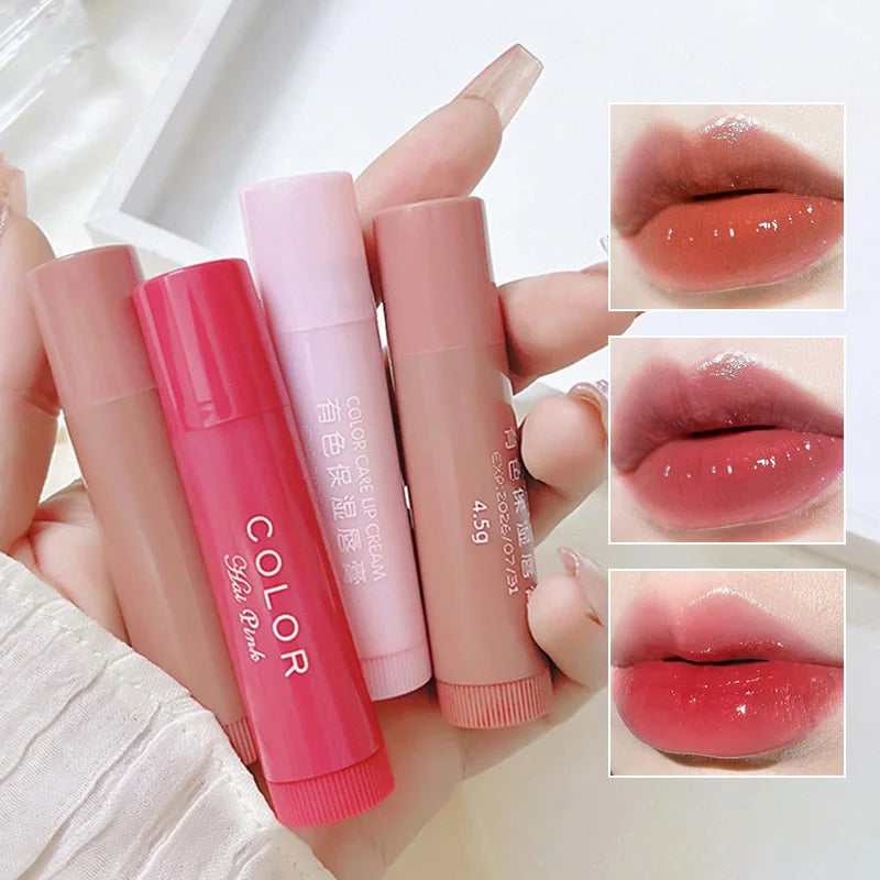 HAIPINK 3-Piece Set Tinted Moisturizing Lip Balm - Hydrating, Fade Lip Lines, Prevent Chapping Oasis Select