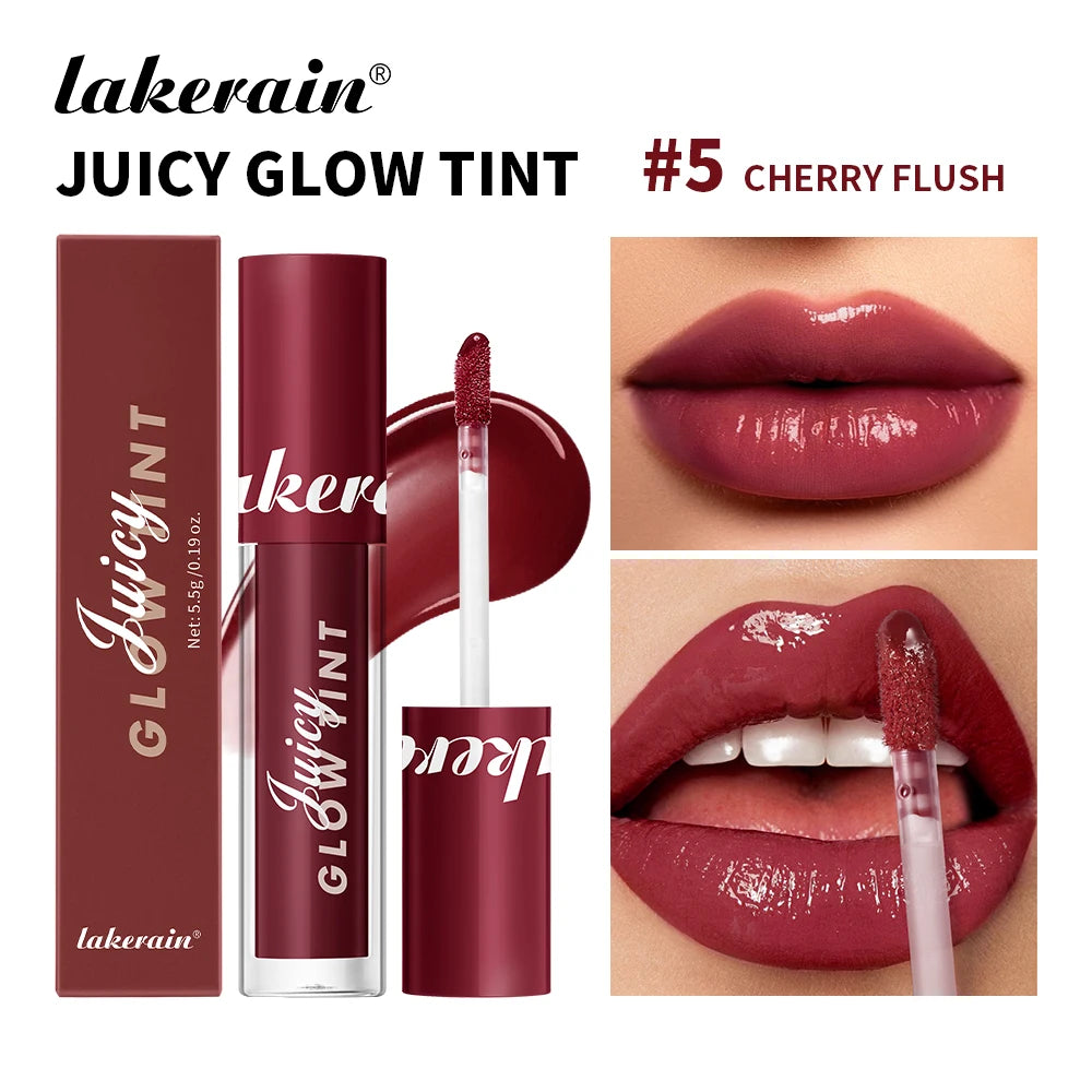 ibcccndc Mirror Lip Gloss Tint – Long-Lasting & Moisturizing Lip Gloss Oasis Select 05 Cherry Flush