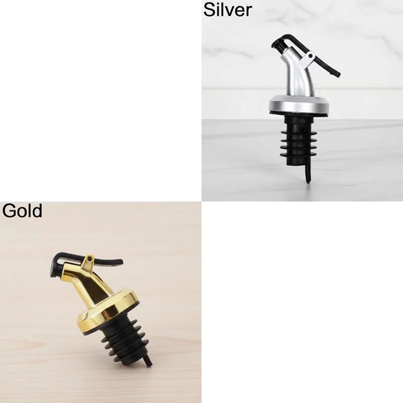 1/2/3/4pcs Oil Vinegar Bottle Stopper Leak-Proof Oil And Vinegar Dispenser Pour Spouts Multifunctional Suitable For Most Bottles Oasis Select 2pcs mix