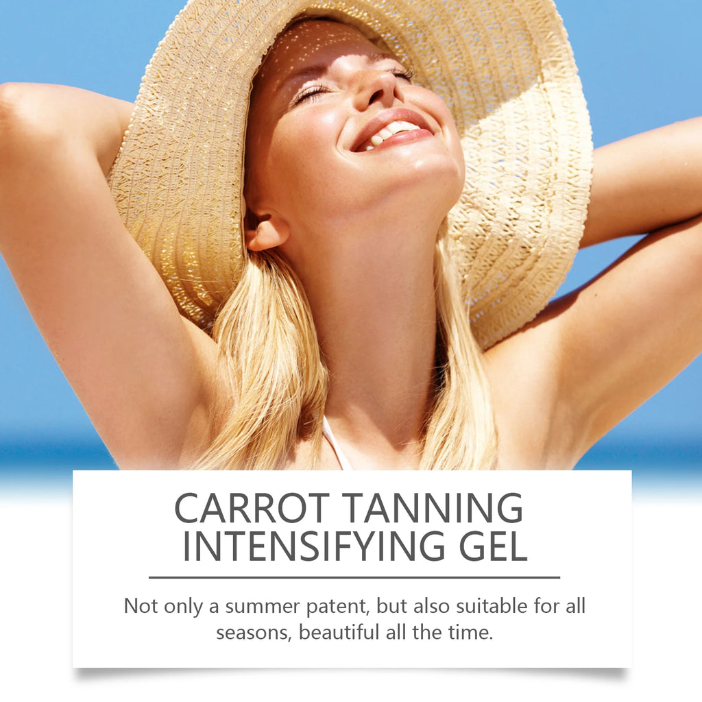EELHOE Carrot Tanning Intensifying Gel – Self Tan & Bronze Self Tanning Gel Oasis Select