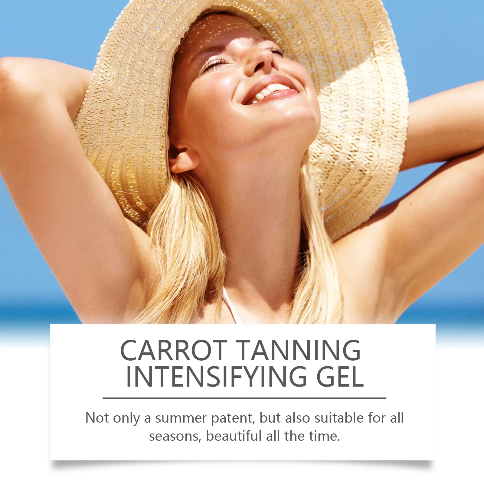 EELHOE Carrot Tanning Intensifying Gel – Self Tan & Bronze Self Tanning Gel Oasis Select