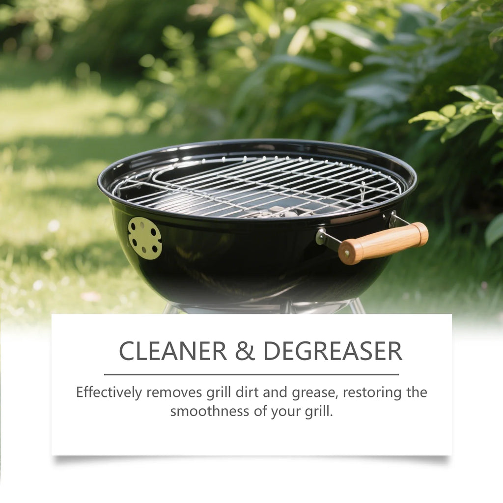 BBQ Grill Grate Cleaner Dissolves Burnt on Grease Stubborn Stain Remover Degreaser Spray for Grill, Oven & Kitchen Surface 120ml Oasis Select