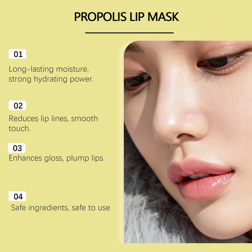 Propolis Lip Mask Stick – Hydrating Overnight Lip Balm 5.5g