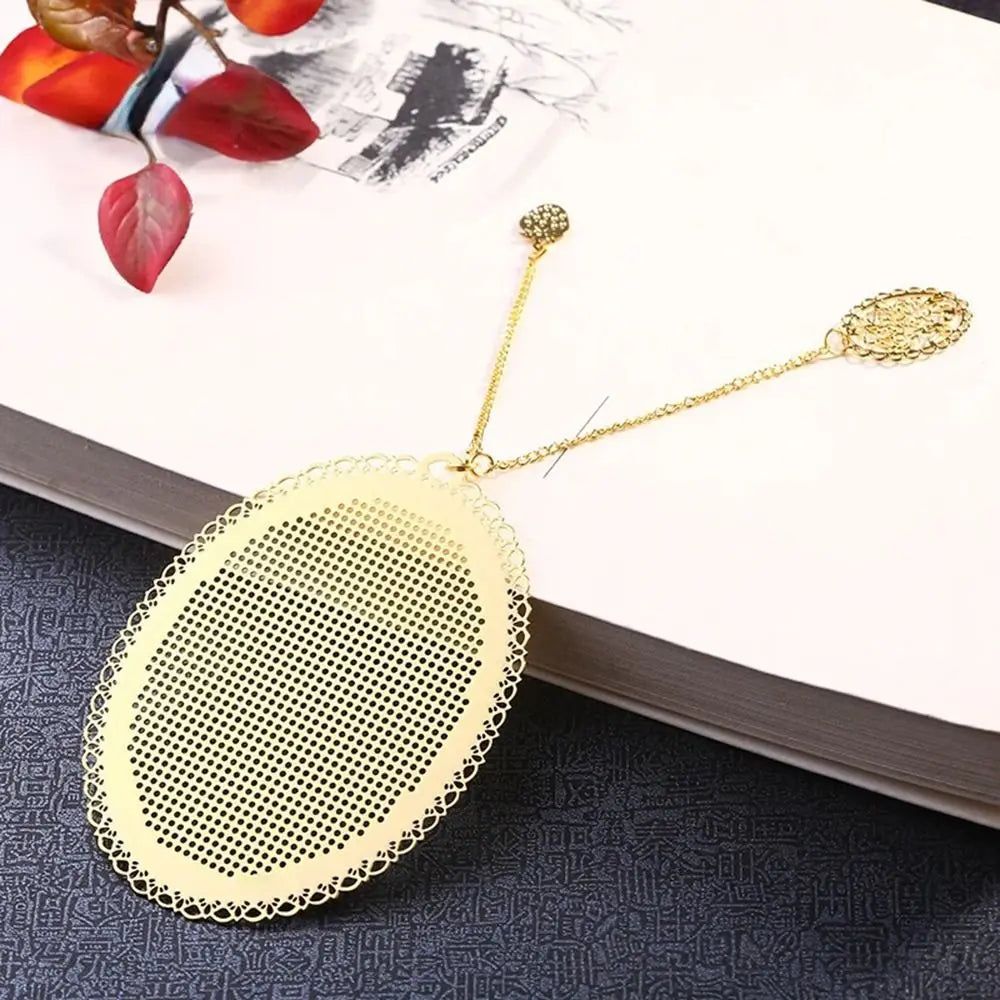 DIY Craft Cross Stitch Bookmark Butterfly Owl Stich Metal Silver Golden Needlework Embroidery Crafts Counted Cross-Stitching Oasis Select Round Gold