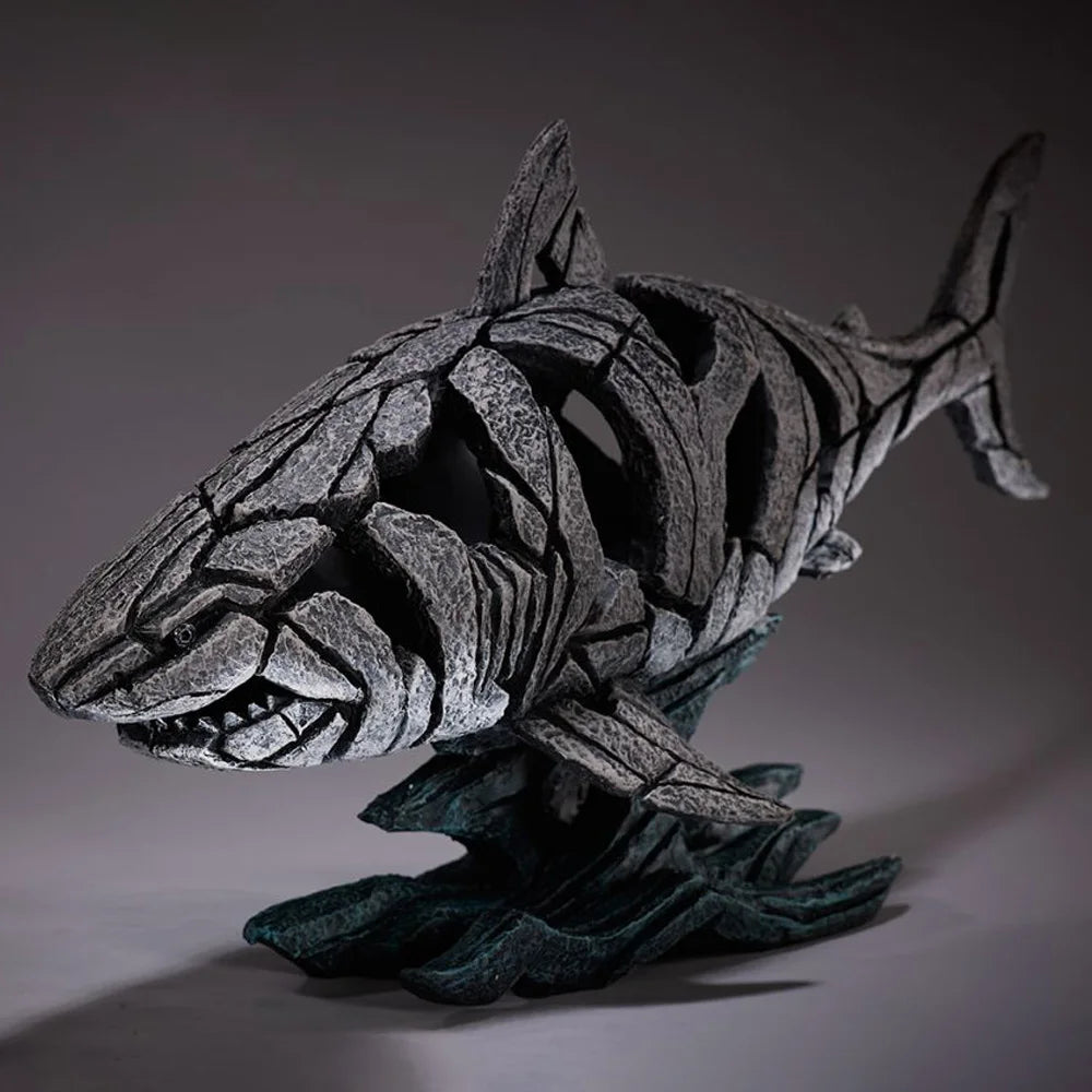 Contemporary Animal Scul Animal Sculpture Collection Tiger Bust by of Edge Scenes home decore animal figures ganesha statues Oasis Select Shark