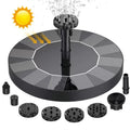 Mini Solar Water Fountain Pool Pond Waterfall Fountain Garden Decoration Outdoor Bird Bath Solar Powered Fountain Floating Water Oasis Select 1