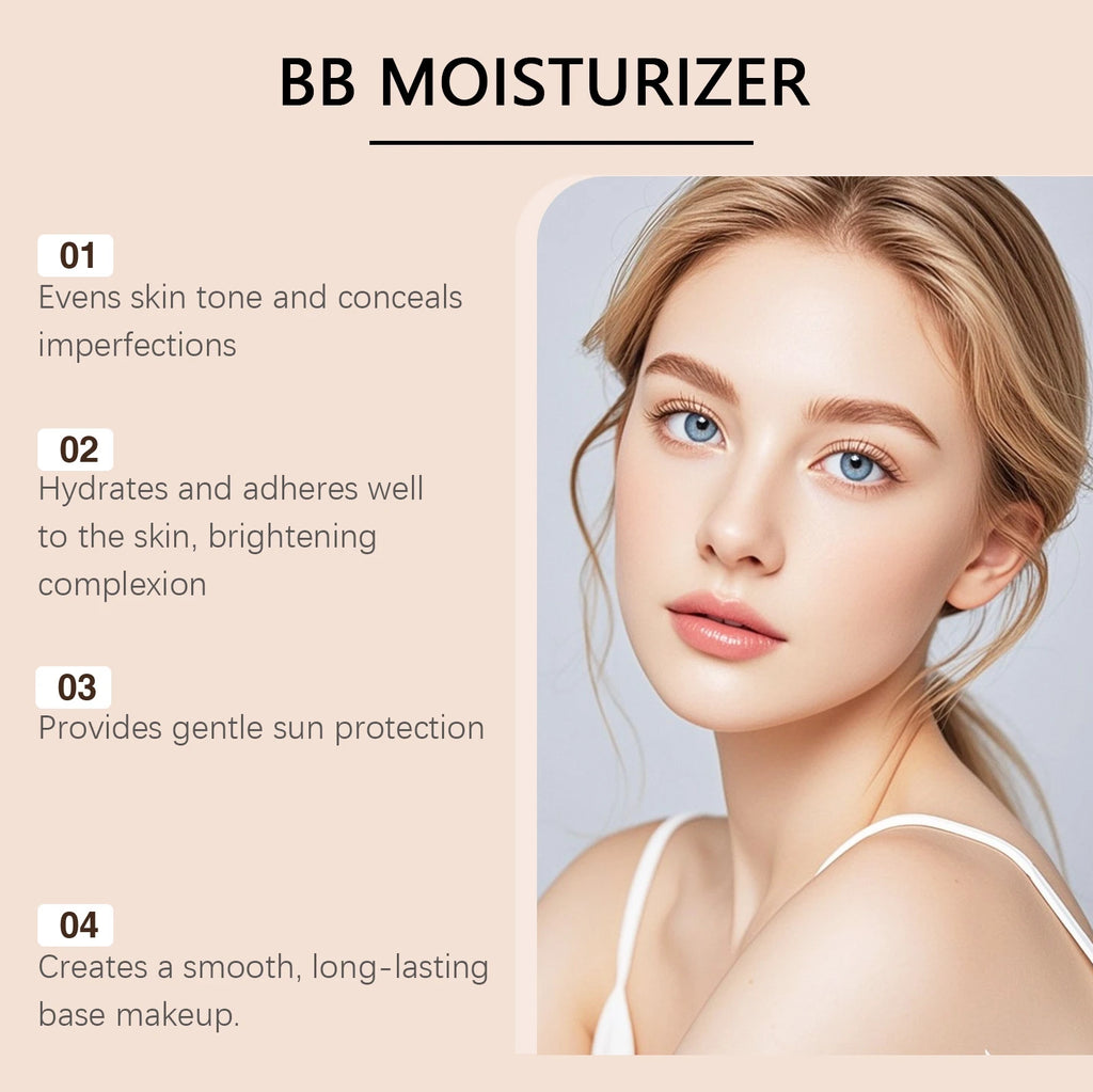 Sunscreen BB Cream Serie Long Time Moisturize Concealer Pores Cover Blemishes Cosmetics Waterproof And Sweat Proof Makeup Tool Oasis Select