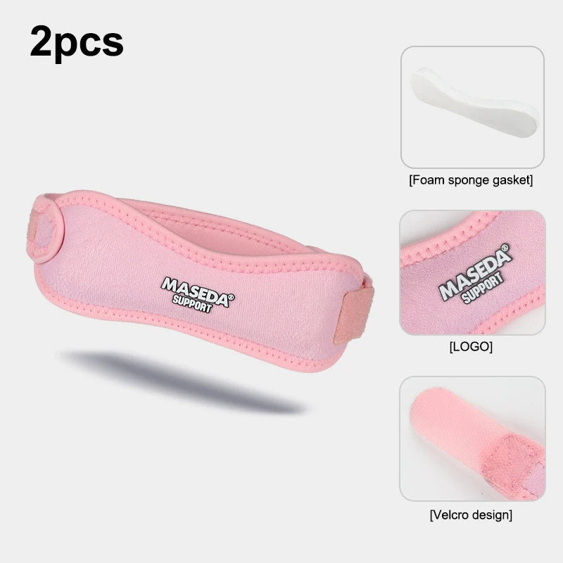 Adjustable Patellar Knee Strap – Running, Hiking & Sports Knee Support Strap Oasis Select Pink 2pcs
