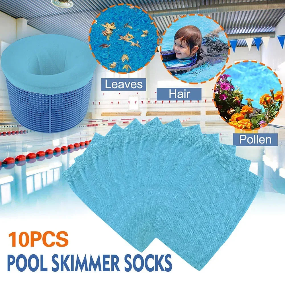 Pool Skimmer Socks – Nylon Mesh Filter Basket Covers (5-100 Pack) Pool Skimmer Socks Oasis Select