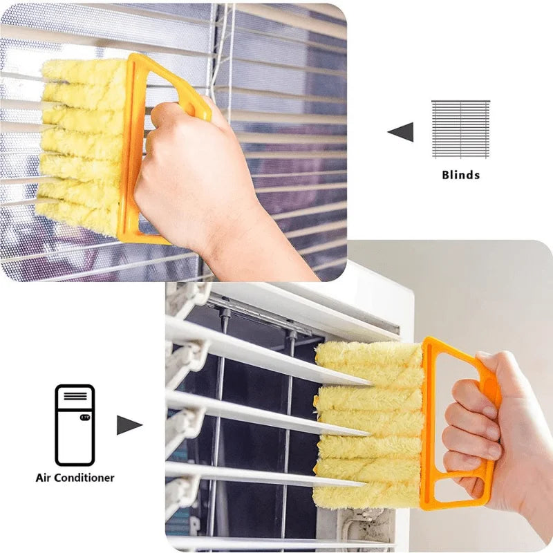7-Finger Microfiber Blind Cleaner – Portable Dust Collector Blind Cleaning Tool Oasis Select