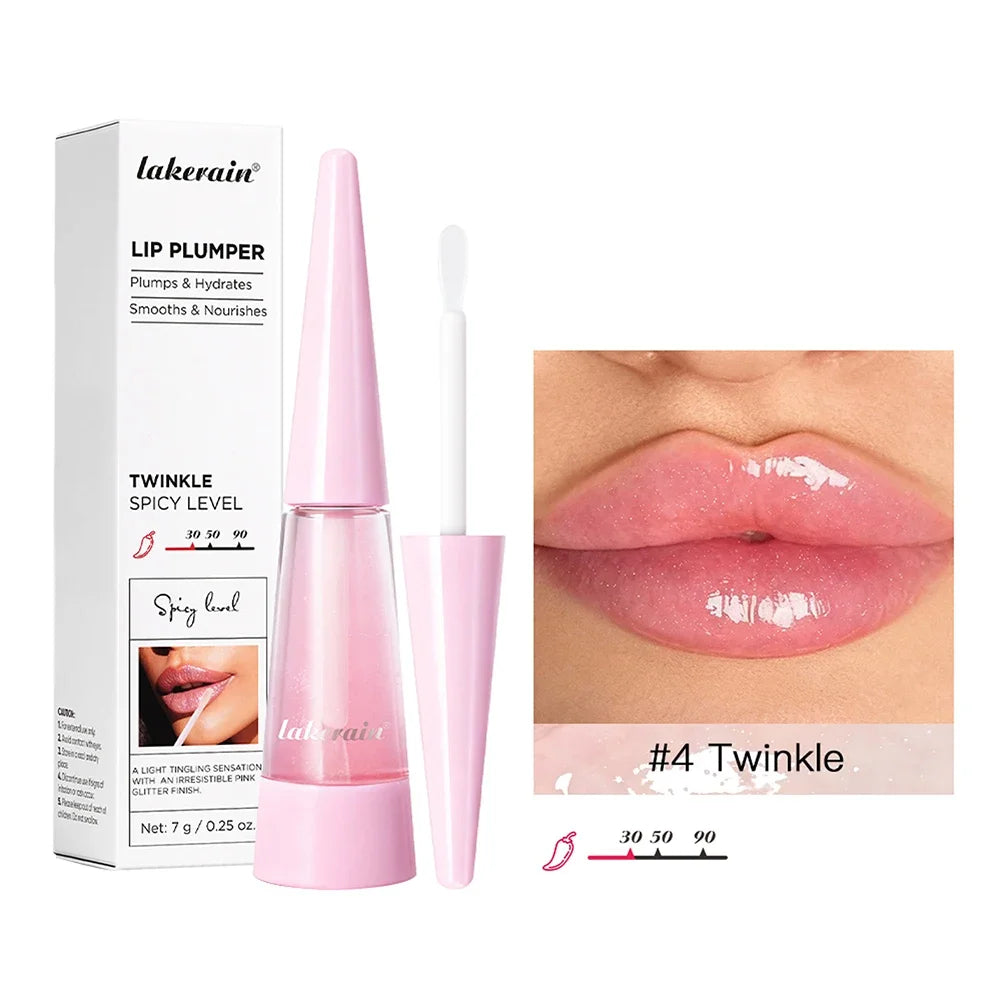 Lip Plumper Oil Non-greasy Lip Plumping Balm Moisturizing Dry Chapped Lips Shine Hydrating Exfoliating Nourishing Oasis Select 04