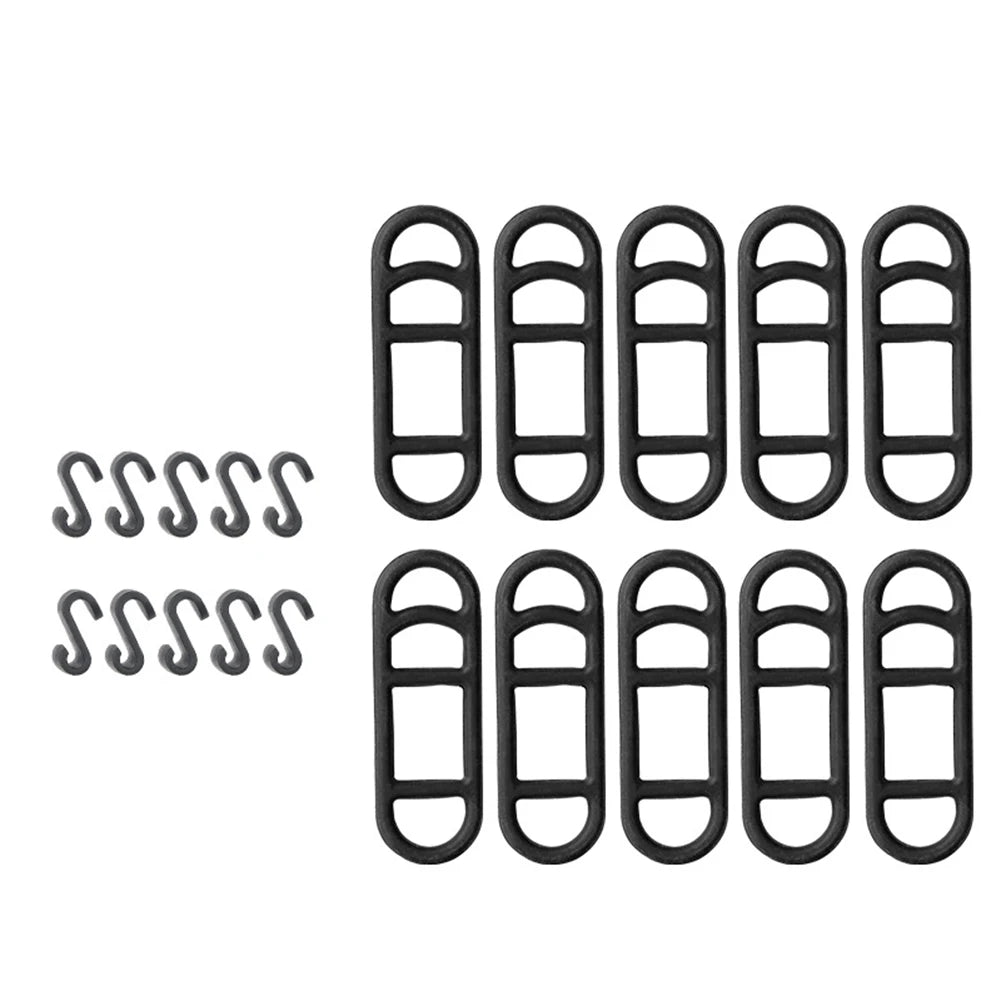 Bike Bicycle Silicone Elastic Strap Bandage Light Lamp Mount Holder 510Pcs Ideal Cycling Accessories for Every Bike Enthusiast Oasis Select B 10pcs