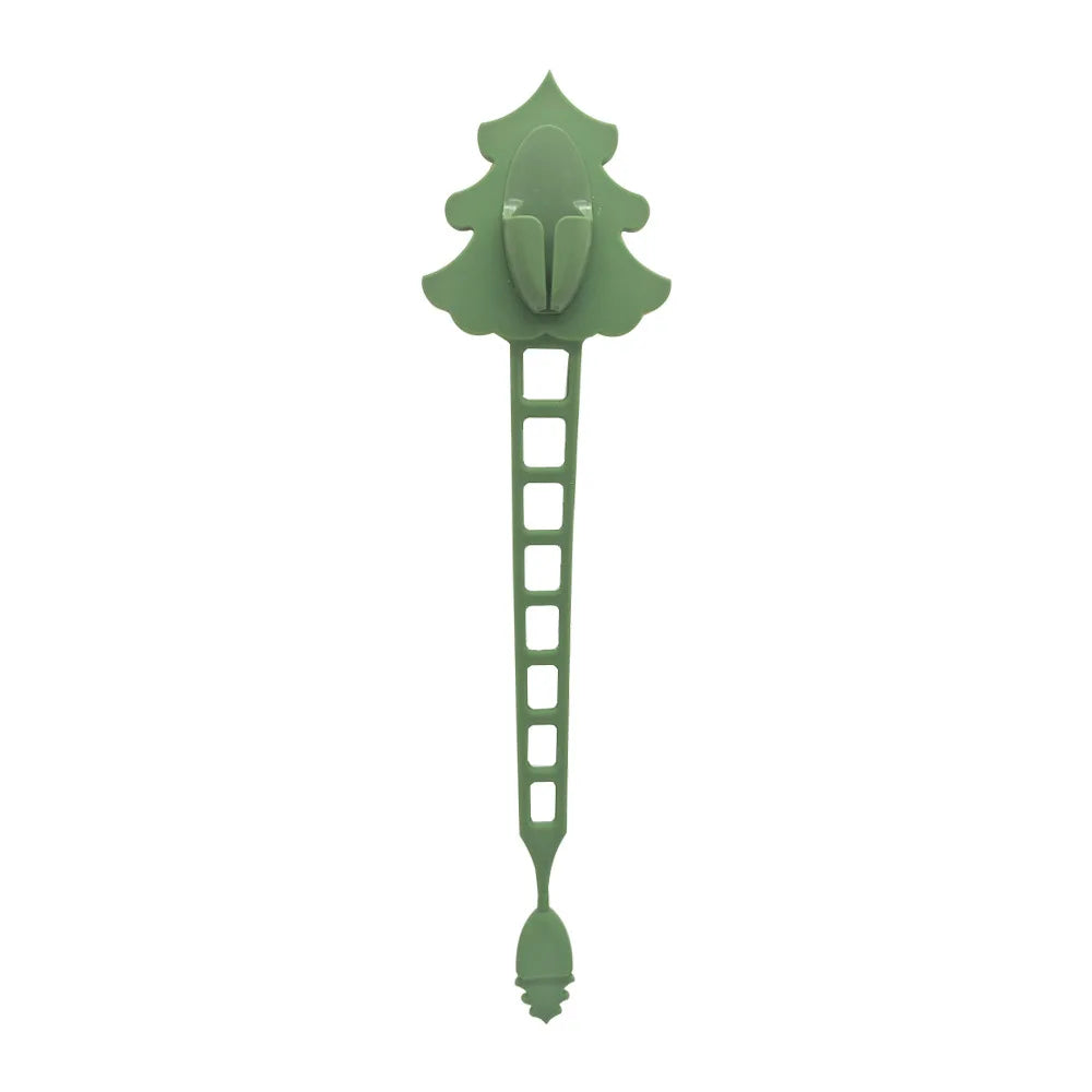 Garland Ties Faux Pine Needles Silicone Holder Decorative Adhesive Christmas Garland Ties For Banister Outdoor Stocking Oasis Select Green