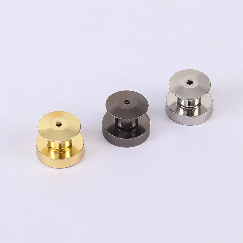 10Pcs Magnetic Clasp Brooch Locking Pin Backs Metal Pin Back Locking Pin Keepers Locking Clasp DIY Brooch Badge Jewelry Making Oasis Select