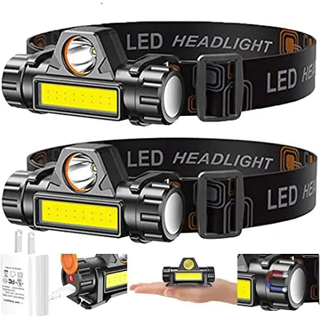 POCKETMAN COB LED Headlamp 300LM USB Rechargeable IPX4