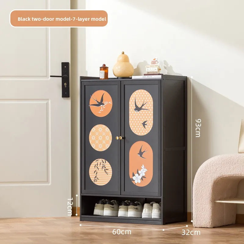 Shoe cabinet at the entrance of the house, household porch storage cabinet, retro shoe rack at the entrance Oasis Select 2-7