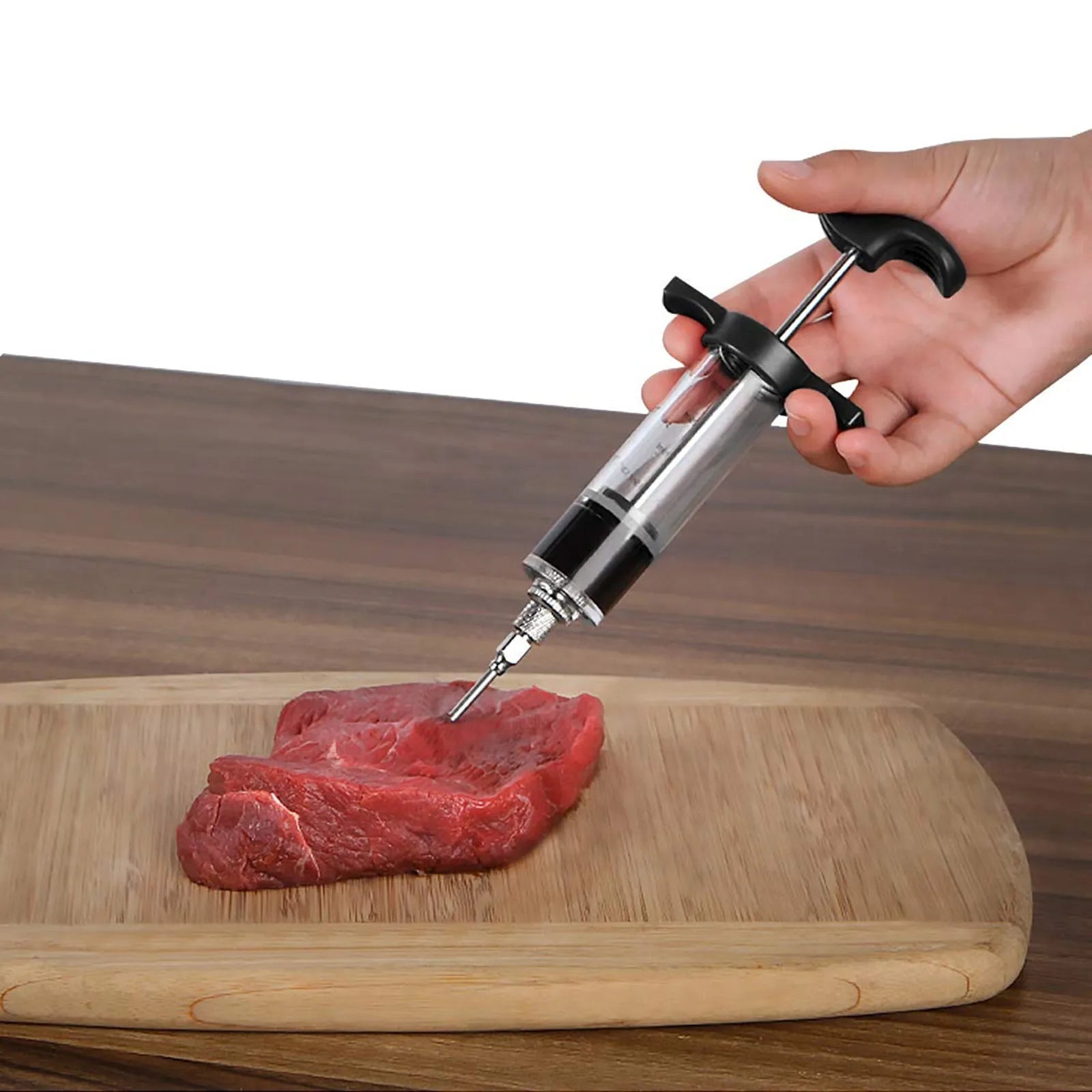 BBQ Meat Marinade Injector Syringe – Turkey & Chicken Flavor Marinade Injector Oasis Select