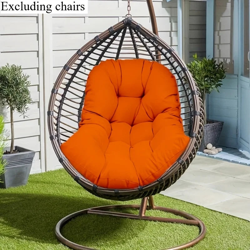 Outdoor hanging basket chair Sitting cushion all season hanging chair Cushions Balcony Garden Cushion Hammock chair Cushions Oasis Select orange 80x120cm