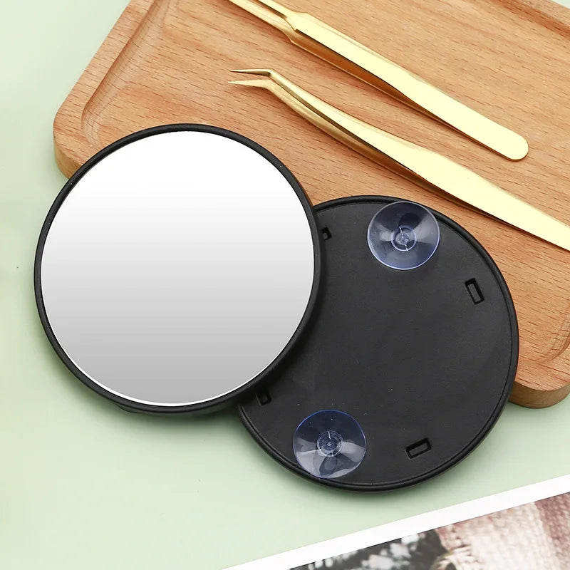 5/10/15X Magnifying Makeup Mirror Cosmetic Beauty Shaving Blackhead Magnifying Mirror for Bathroom Portable Makeup Round Mirror Oasis Select