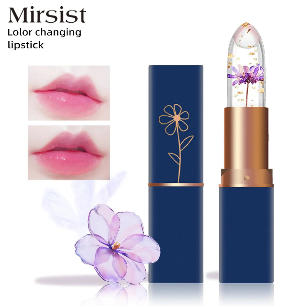 MIRSIST Color Changing Jelly Flower Lipstick – Moisturizing Balm