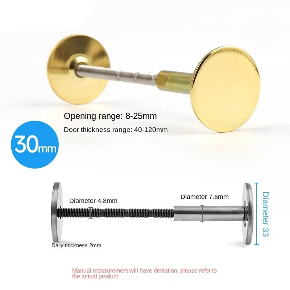 New Galvanized Door Hole Blocker Anti Theft Safety Cat Eye Blocker Multifunctional Decorative Cover Lock Hole Patching Tool Door Oasis Select Style 9