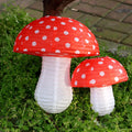 Hanging Lamp Large Mushroom Shaped Paper Lanterns for Baby Shower Wedding Birthday Party Decor Jungle Theme Gift Oasis Select 12inch