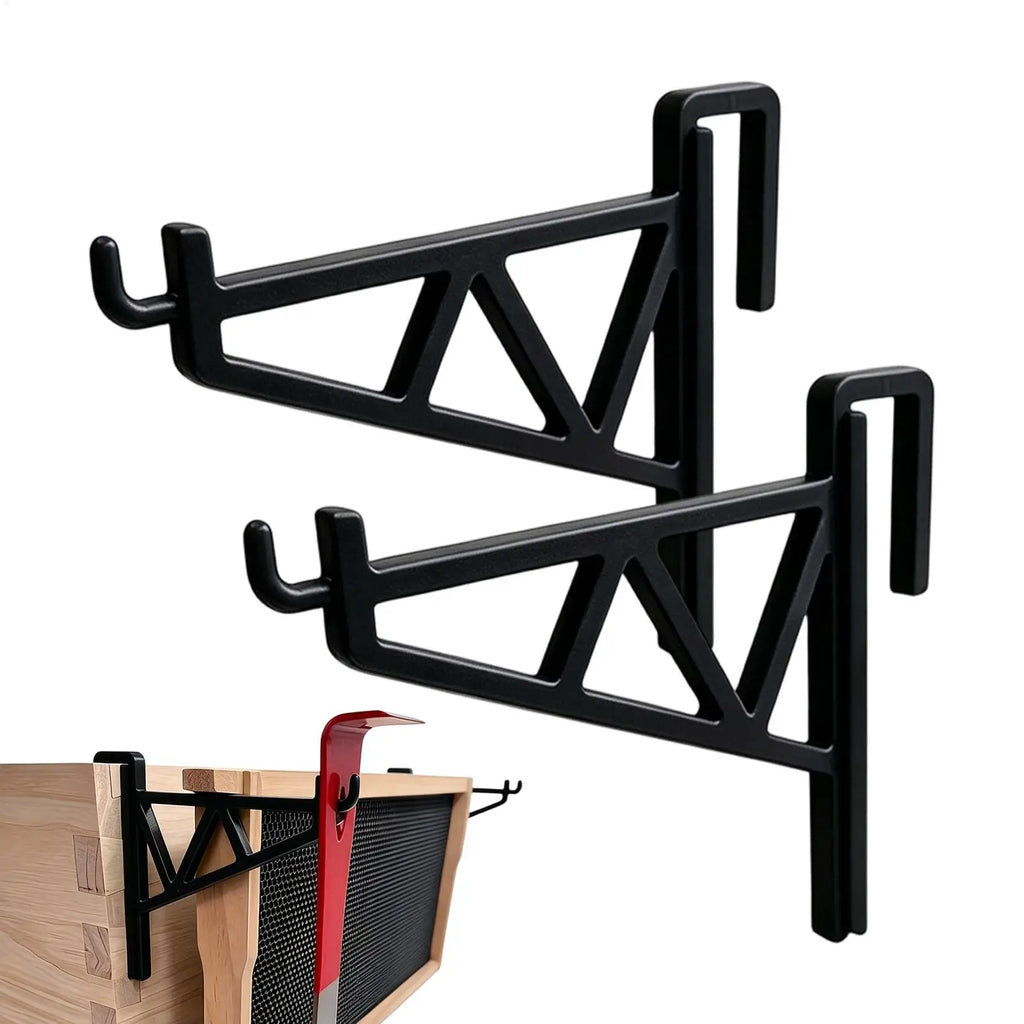 2Pcs Bee Rack Heavy Duty Plastic Beehive Frame Holder Beekeeping Grip Frame Perch Stand Support Rack for Beekeepers Supplies Oasis Select
