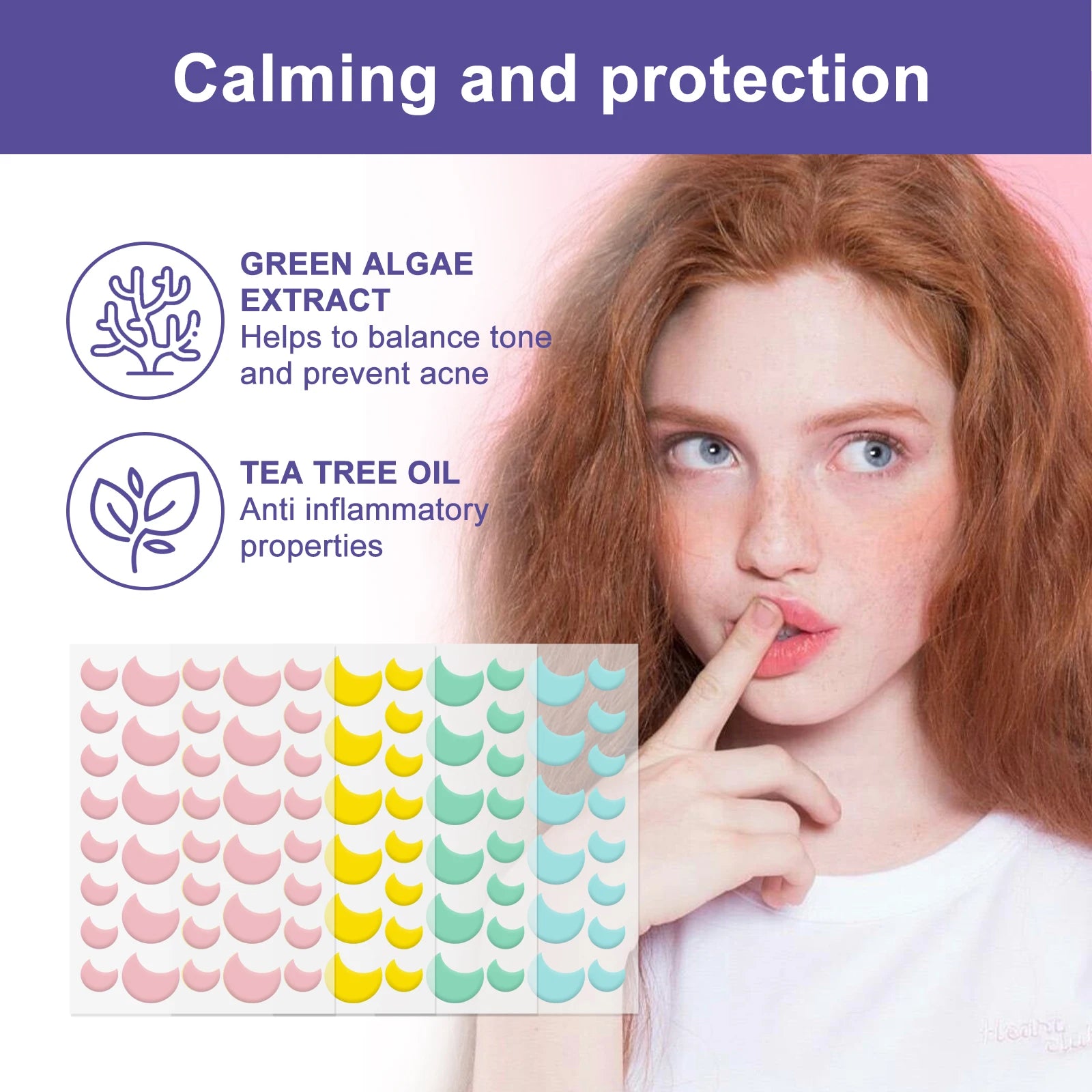Pimple Patch Invisible Clear Facial Acne Patch Covering Acne and Blemishes Cloud Circle Moon Stars Love Shaped Pimples Patches Oasis Select