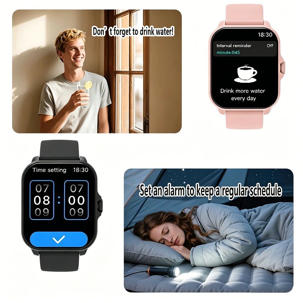 ERUN 1.83" Smartwatch – Fitness Tracker & Wireless Calling