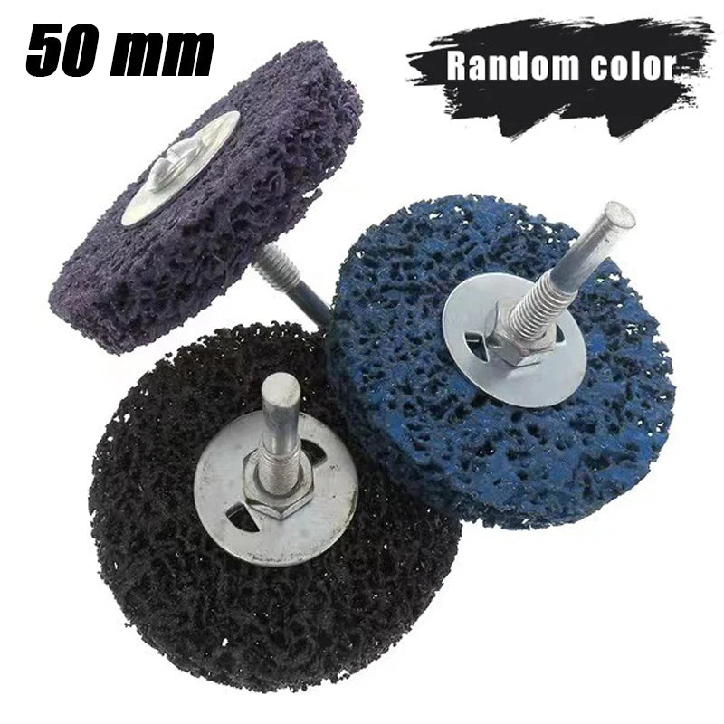 1/2/3PCS Diamond Grinding Wheel Flip Disc Grinding Tools Rust Removal Polishing Wheel Angle Grinder Accessories 100/115/125mm Oasis Select Random color-50mm 3 PCS