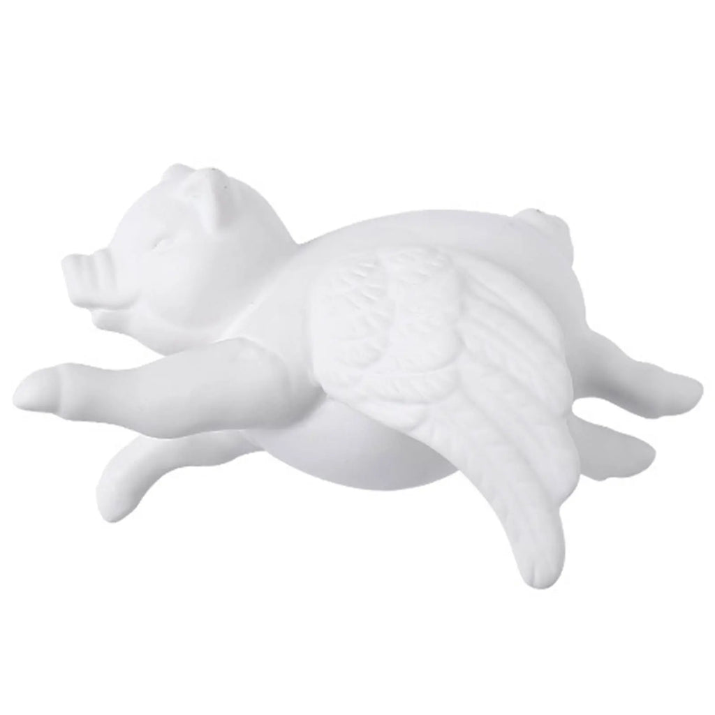 Ceramic Flying Pig Wall Decor | 3D Nordic Hanging Ornament