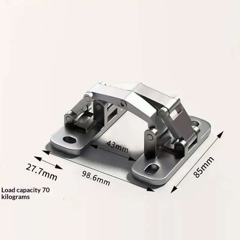 1PCS Heavy Duty Stainless Steel Invisible Door Hinge for Stone Fire Hydrant Concealed Folding Fire Box Oasis Select 201 A