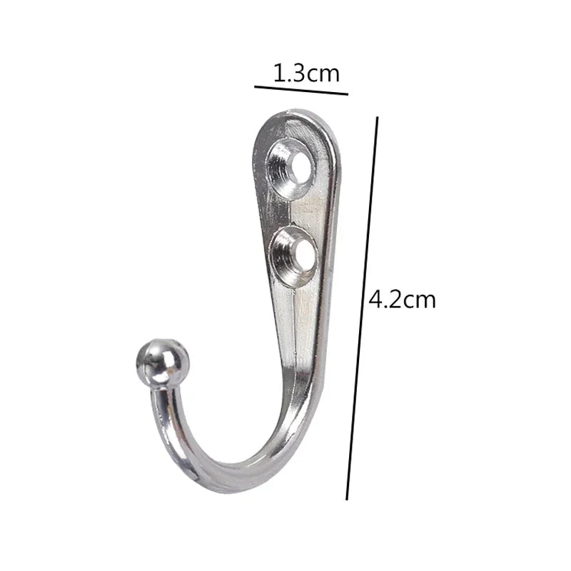 30pcs/set Heavy Duty Metal Wall Hooks with Screws, Garage Garden Storage Hanger for Tools Coats, Wall Mounted Alloy Hook,Gancho Oasis Select