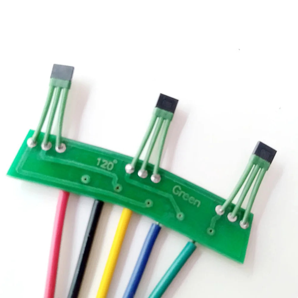Electric Vehicle Hall Hall Sensor 10G 3144 3143 Cable Green Motor PCB Parts Board With 120 Degree Wires Electrical Panel Oasis Select