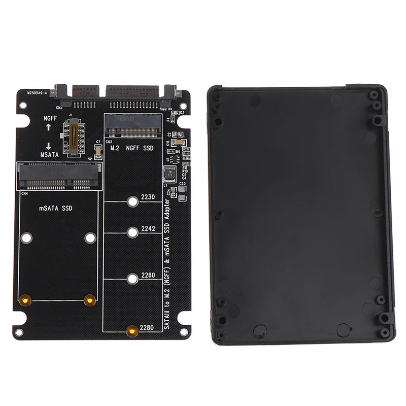 New Sale NGFF To SATA 3 External HDD Enclosure MSATA SSD M.2 SATA Protocol Adapter Board Oasis Select