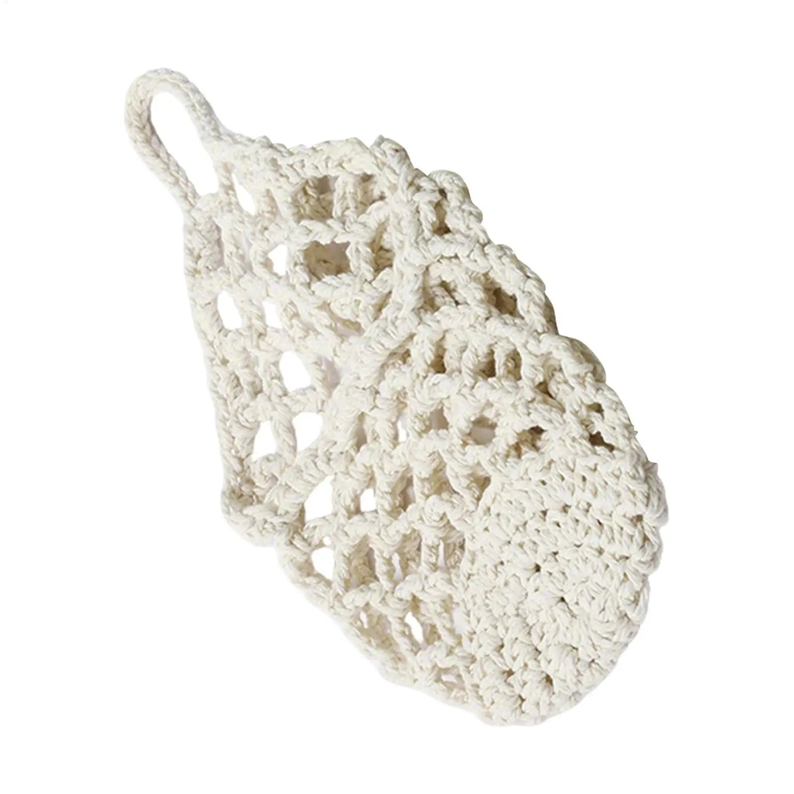 1PC Macrame Plant Hanger Handmade Breathable Storage Net Woven Plant Basket For Living Room Dorm Farmhouse Indoor Outdoor Garden Oasis Select