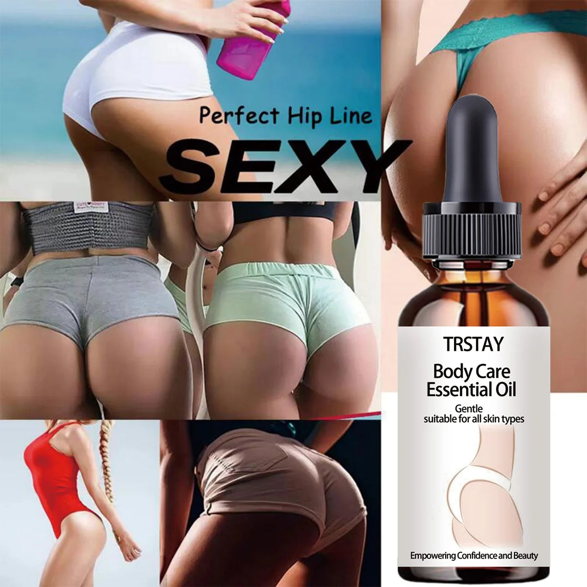 TRSTAY Natural Butt Enhancement Firming Body Oil – Unisex