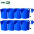 Heavy Duty Poolside Cup Holder No Drill Hanging Organizer with Strong Grip for Hot Tub Beach Patio Swimming Pool Accessories Oasis Select Blue-8PCS