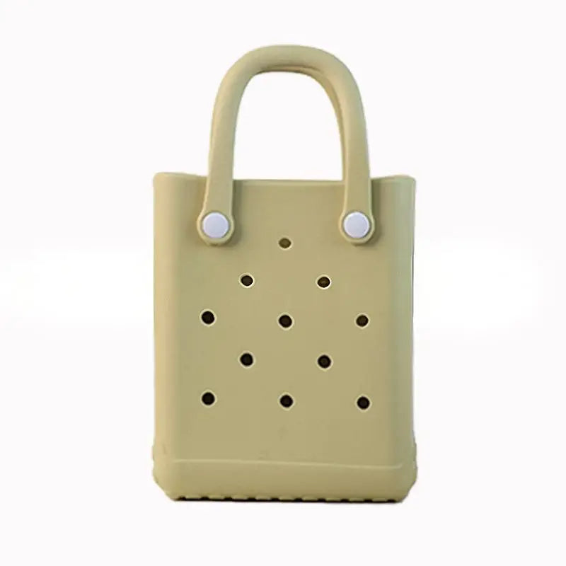 Women Mini Tote Bag EVA Flexible Bag Practical for Vacation Office and Travel Shopping Oasis Select Khaki