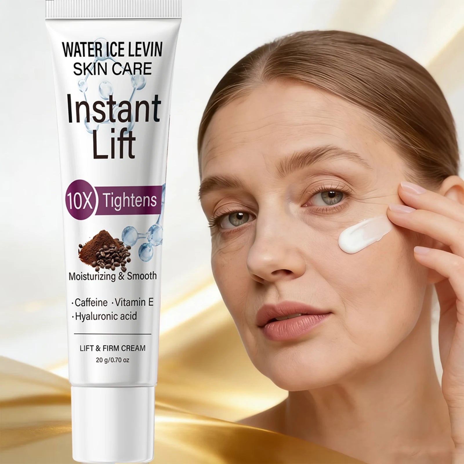 Eye Cream with Caffeine & Hyaluronic Acid – Instant Lift & Firm Eye Cream Oasis Select