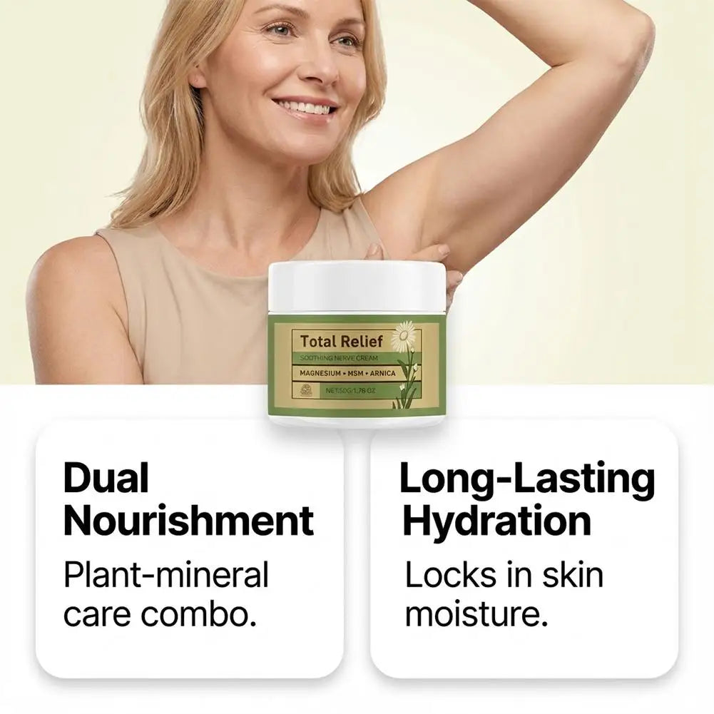 Full Body Relaxing Magnesium Cream Soothes Nerve Fatigue Repairs Dry Skin Maintain Moisture And Improve Unhealthy Skin Condition Oasis Select