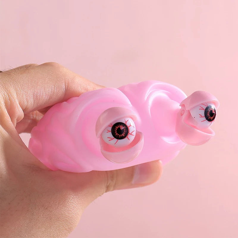 Anti Stress Flippy Brain Squishy Eye Popping Squeeze Fidget Toy Cool Stuff Kids ADHD Autism Anxiety Relief Toy For Kids Adult Oasis Select