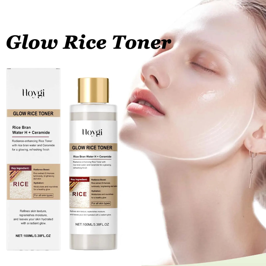 Hoygi Glow Rice Toner – Brightening, Hydrating & Pore Refining Brightening Face Toner Oasis Select