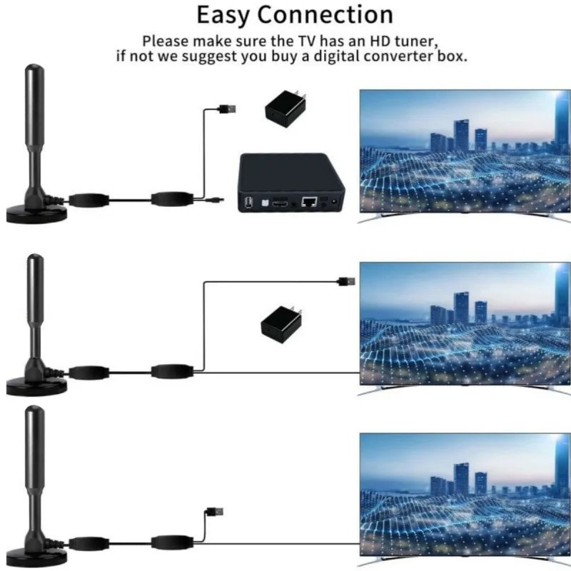 2025 New Terrestrial Digital TV Antenna 4K Indoor and Outdoor Suction Cup TV Antenna DTMB Antenna Home DVB-T Oasis Select